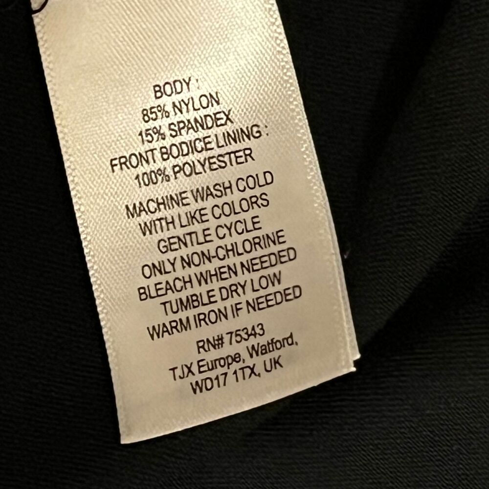 CYNTHIA ROWLEY BLACK FIT & FLARE DRESS CUTOUT DETAIL S EUC! - Picture 8 of 14